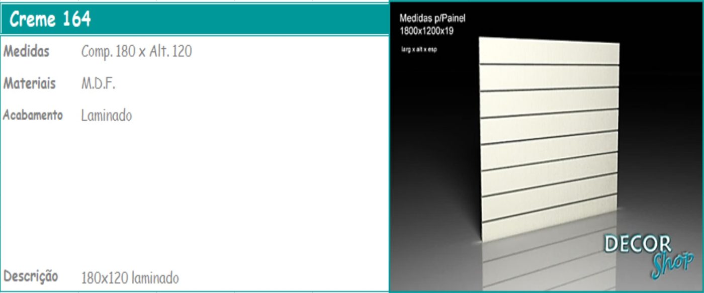 Painel Creme