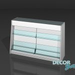 Balcão Da Linha Arco II Expositores Em Acrilico Com 200 Cm — fotografia