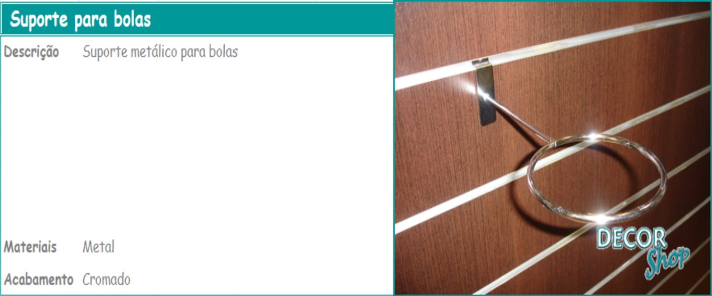Suporte para Bolas