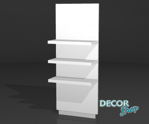 Painel Individual Com 3 Prateleiras Fixas