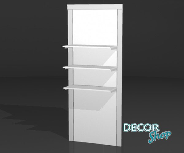 Painel modular com 3 prateleiras