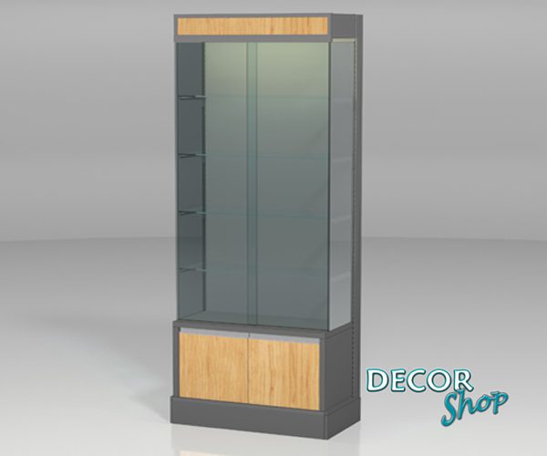 Módulo Vitrine Com Costas Em Madeira — fotografia