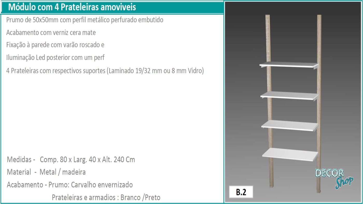 Módulo 4 Prateleira