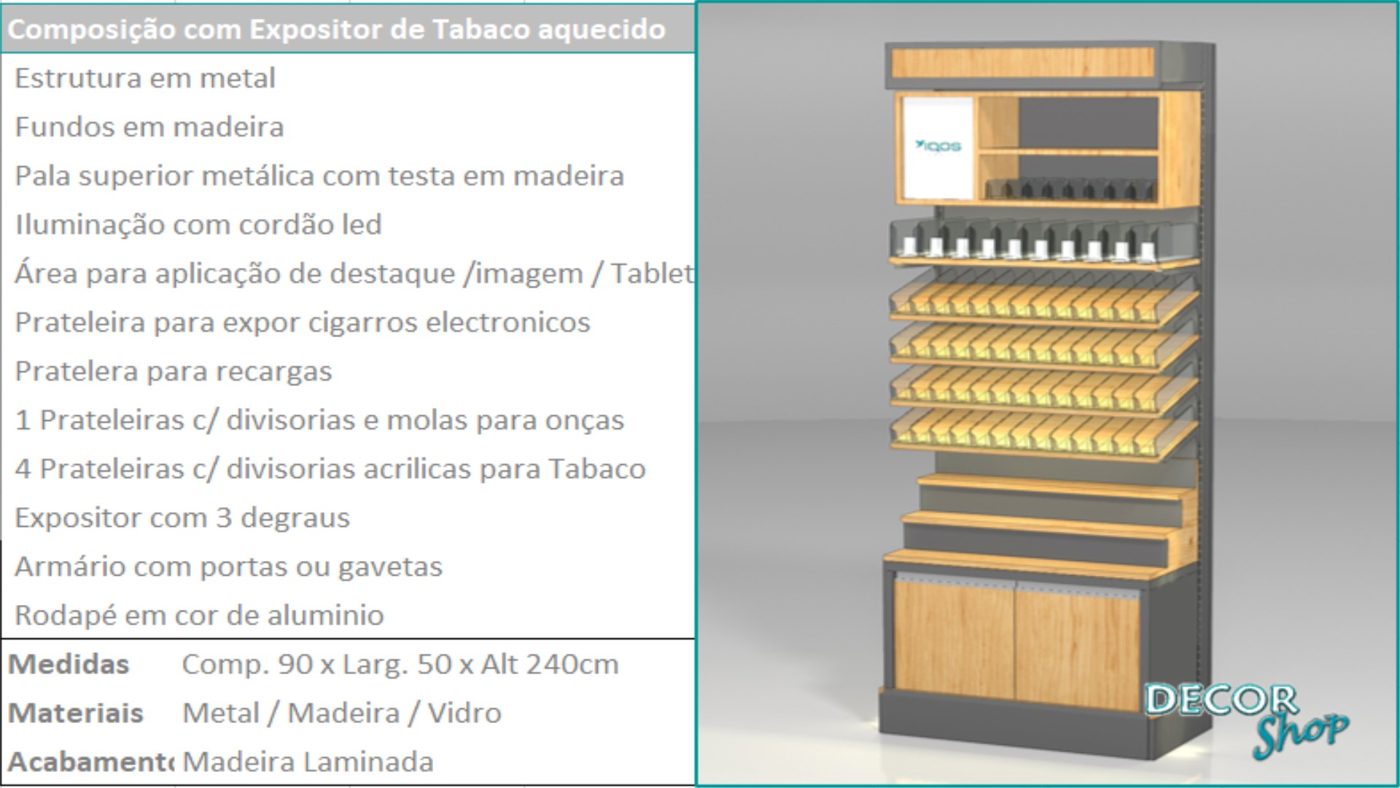 Módulo Tabaco Aquecido