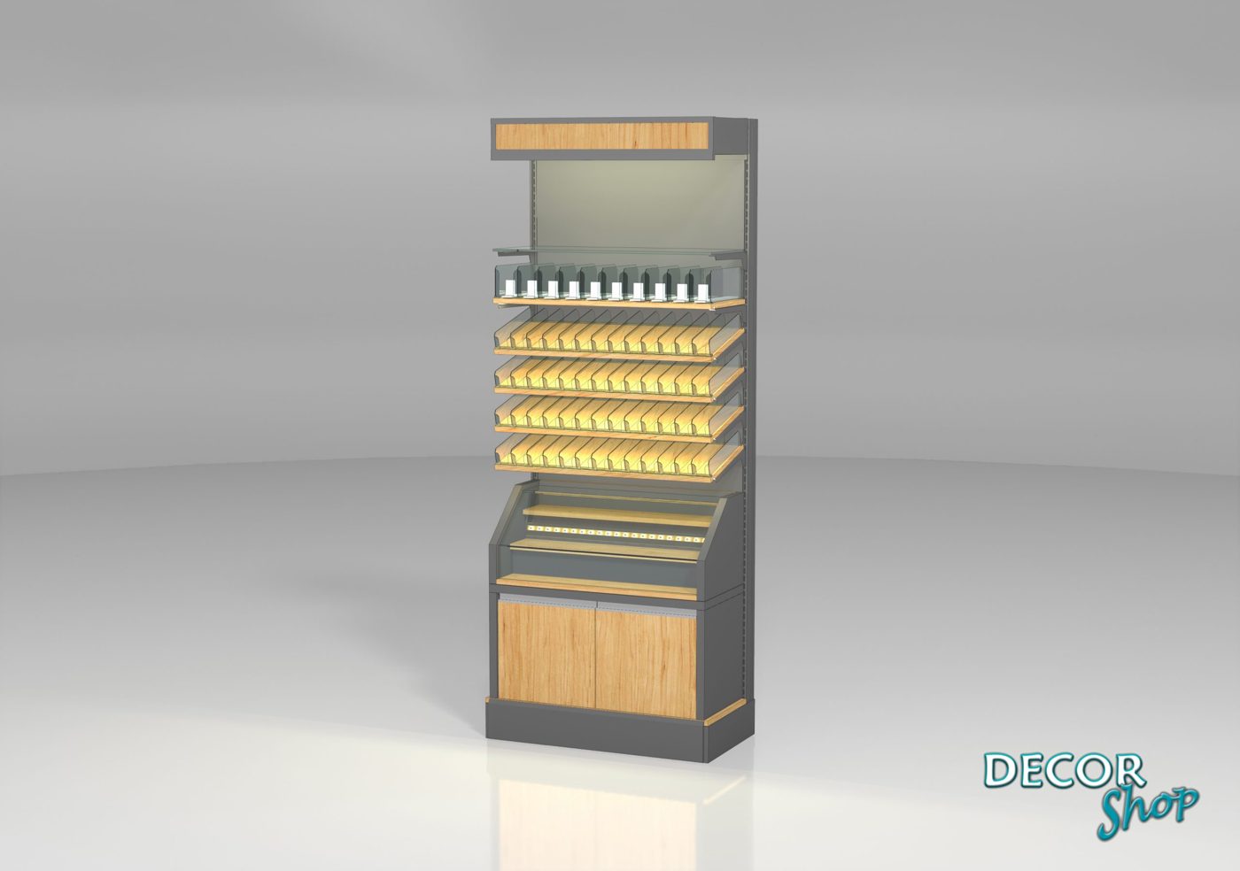 Módulo com 5 Prateleiras de Tabaco Charutos