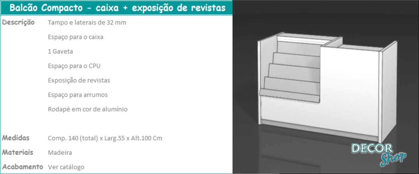 Caixa Exposição de Revistas