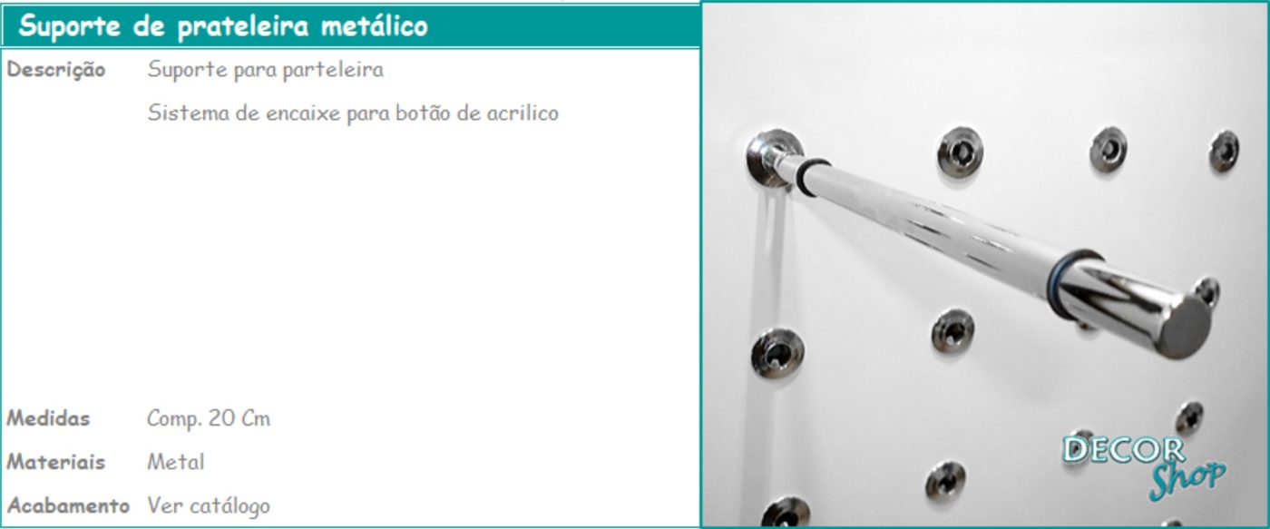 Suporte de Prateleira