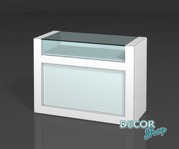 Balcão Com 20 Cm De Exposição E Frente Iluminada