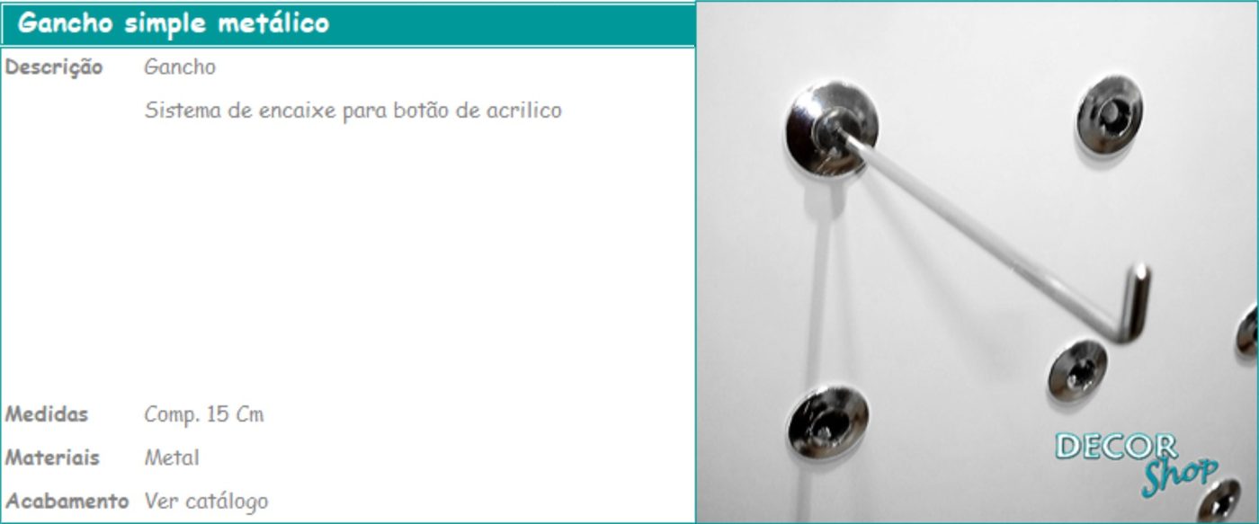 Gancho Metálico