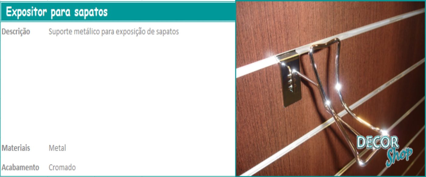 Expositor para Sapatos