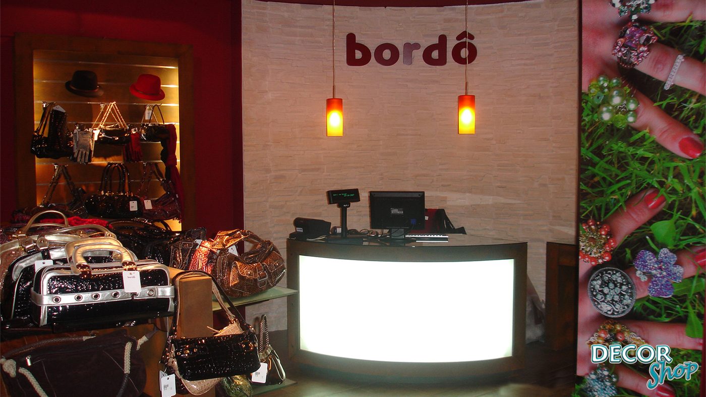 Bordo balcao iluminado