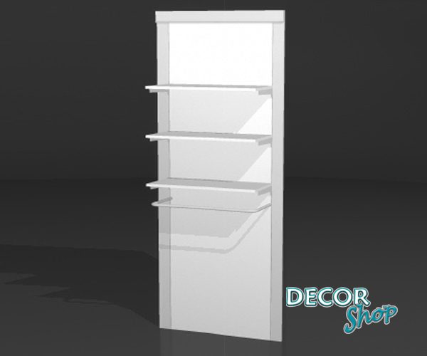 Painel modular com 3 prateleiras 1 varao