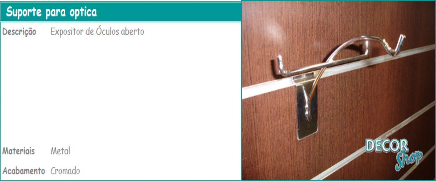 Suporte para Óptica