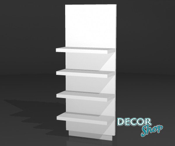 Painel Individual Com 4 Prateleiras Fixas