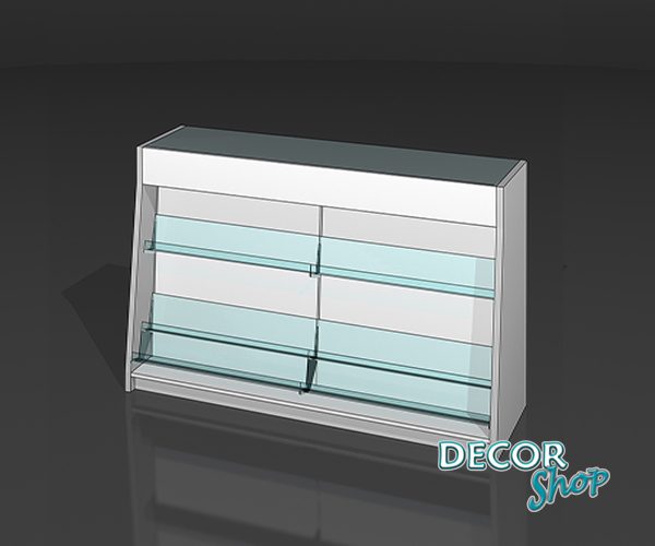 Balcão Da Linha Arco II Expositores Em Acrilico Com 200 Cm