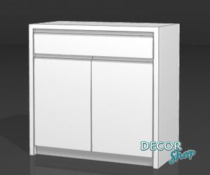 Armário De 90cm Com 1gaveta 2 Portas — fotografia