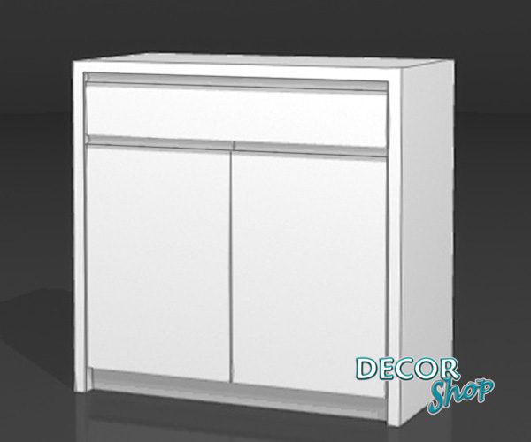 Armário De 90cm Com 1gaveta 2 Portas