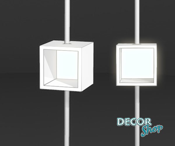Expositor Quadrado Com Iluminação LED