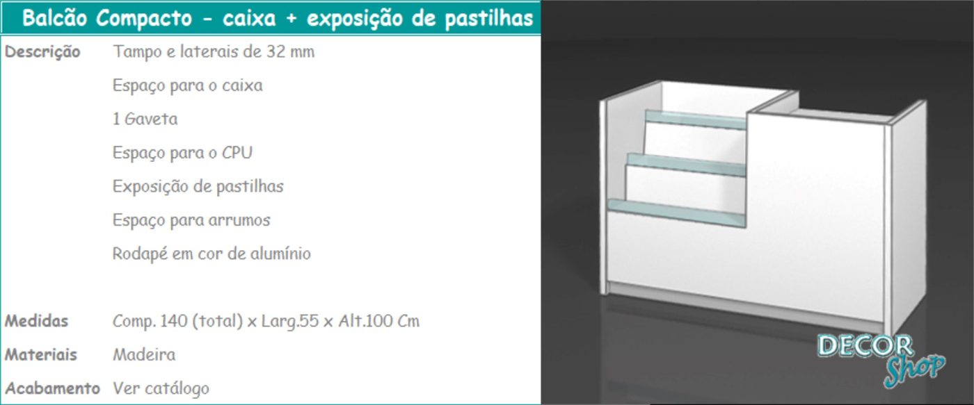 Caixa Exposição de Pastilhas