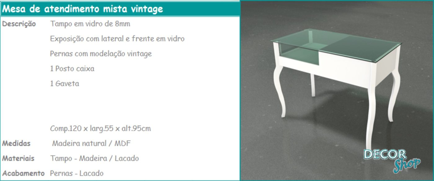 Mesa Mista Vintage